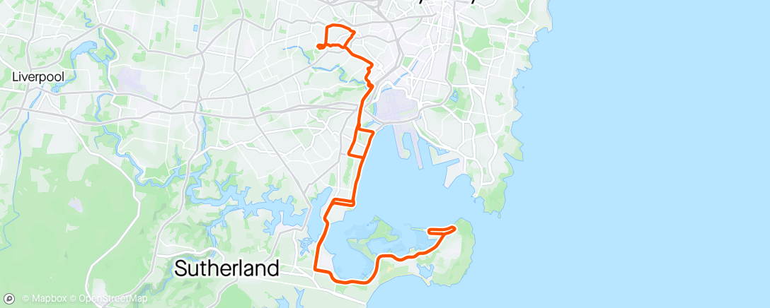 Map of the activity, Kurnell