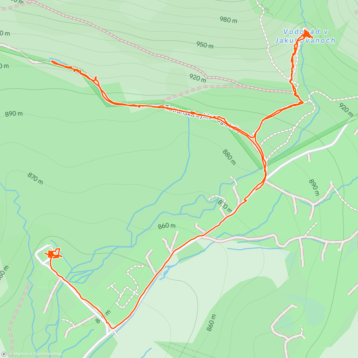 Map of the activity, Expedícia za machmi 🌲🌳