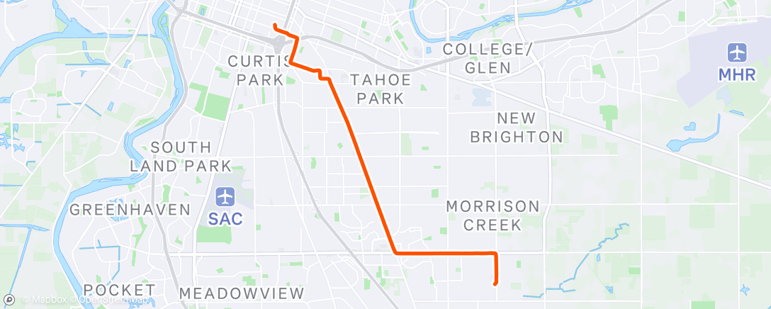 Map of the activity, Work Commute