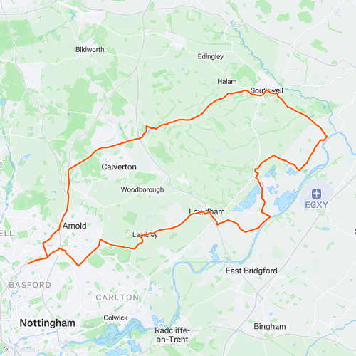 Southwell circular | 52.5 km Road Cycling Route on Strava