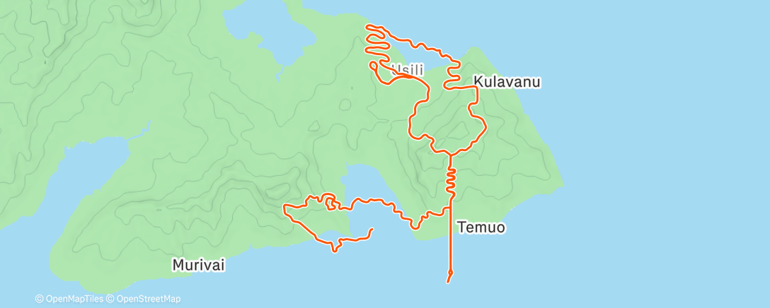 Map of the activity, Zwift - Mayan Mash in Watopia