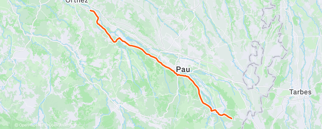 Peta aktivitas, Sortie vélo le matin