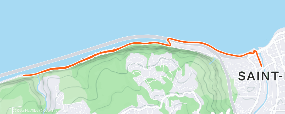 Map of the activity, Footing