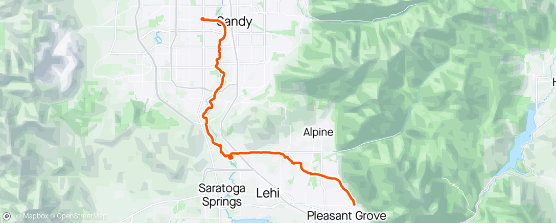 「☁️ Morning Ride」活動的地圖