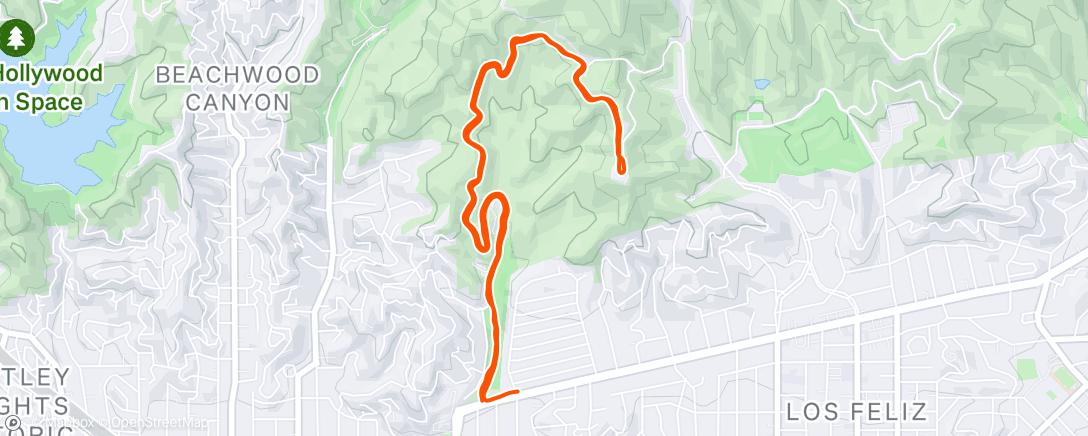 Map of the activity, Fern Dell 2 Observatory and Down