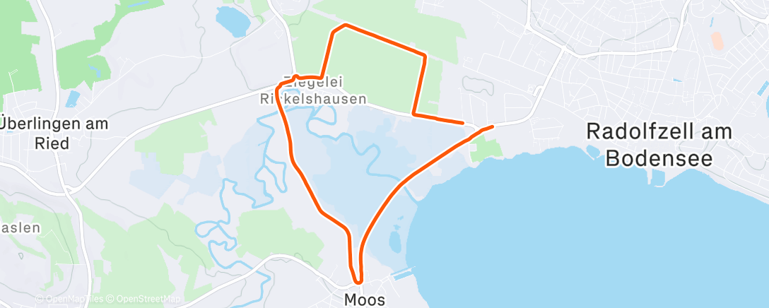 Карта физической активности (Morning Run)