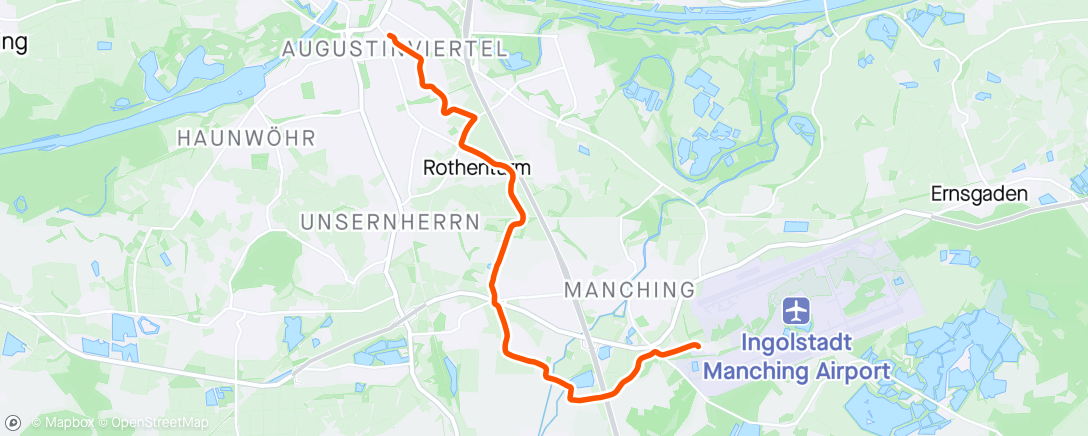 Mappa dell'attività Radfahrt am Nachmittag