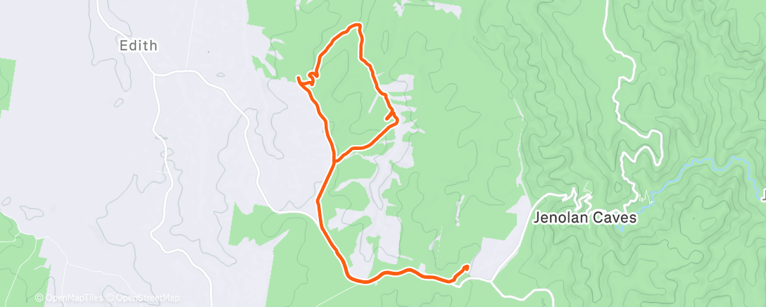 Map of the activity, Afternoon Ride