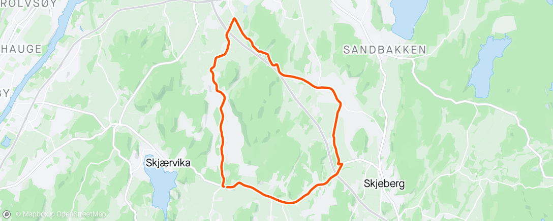 「Rolig rundtur i Skjeberg 🌞🌞」活動的地圖