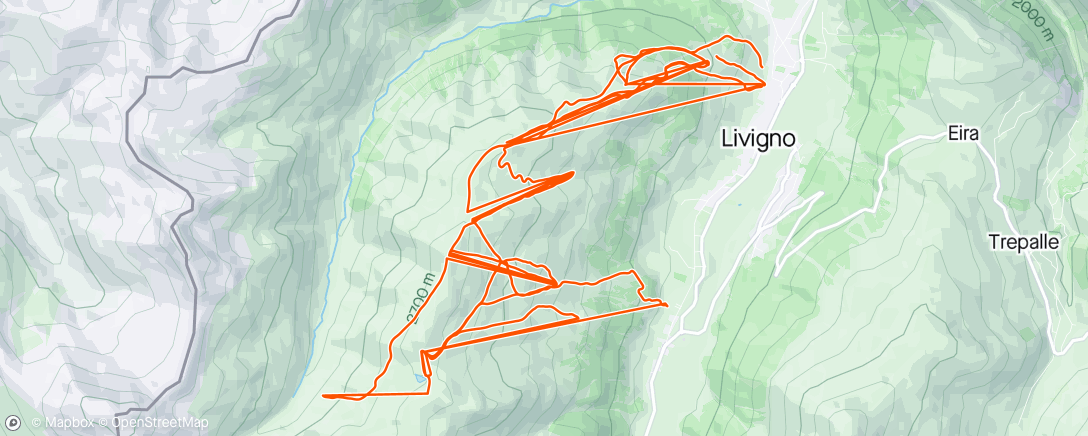 Map of the activity, Last day in Livigno 😍
