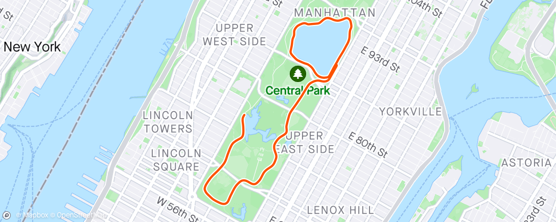 Map of the activity, Zwift - Flat Irons in New York
