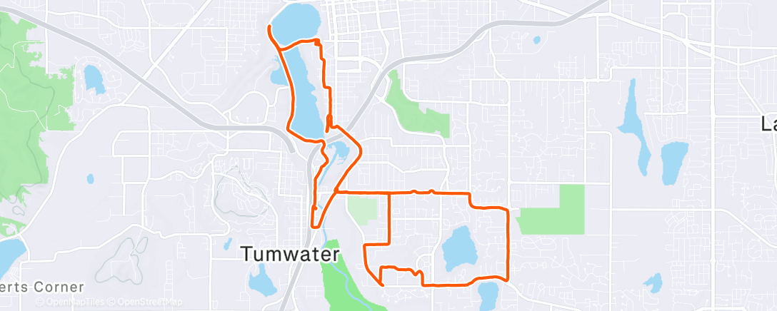 Map of the activity, End of SSR era, first Striv run