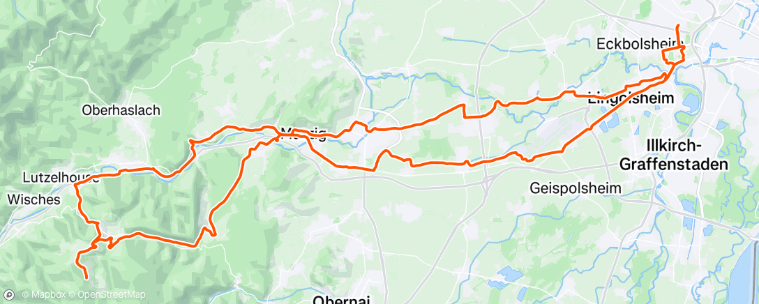 Map of the activity, Mercre'ride