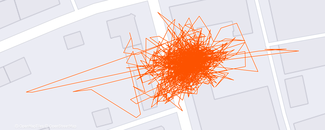 Map of the activity, Lauf am Mittag