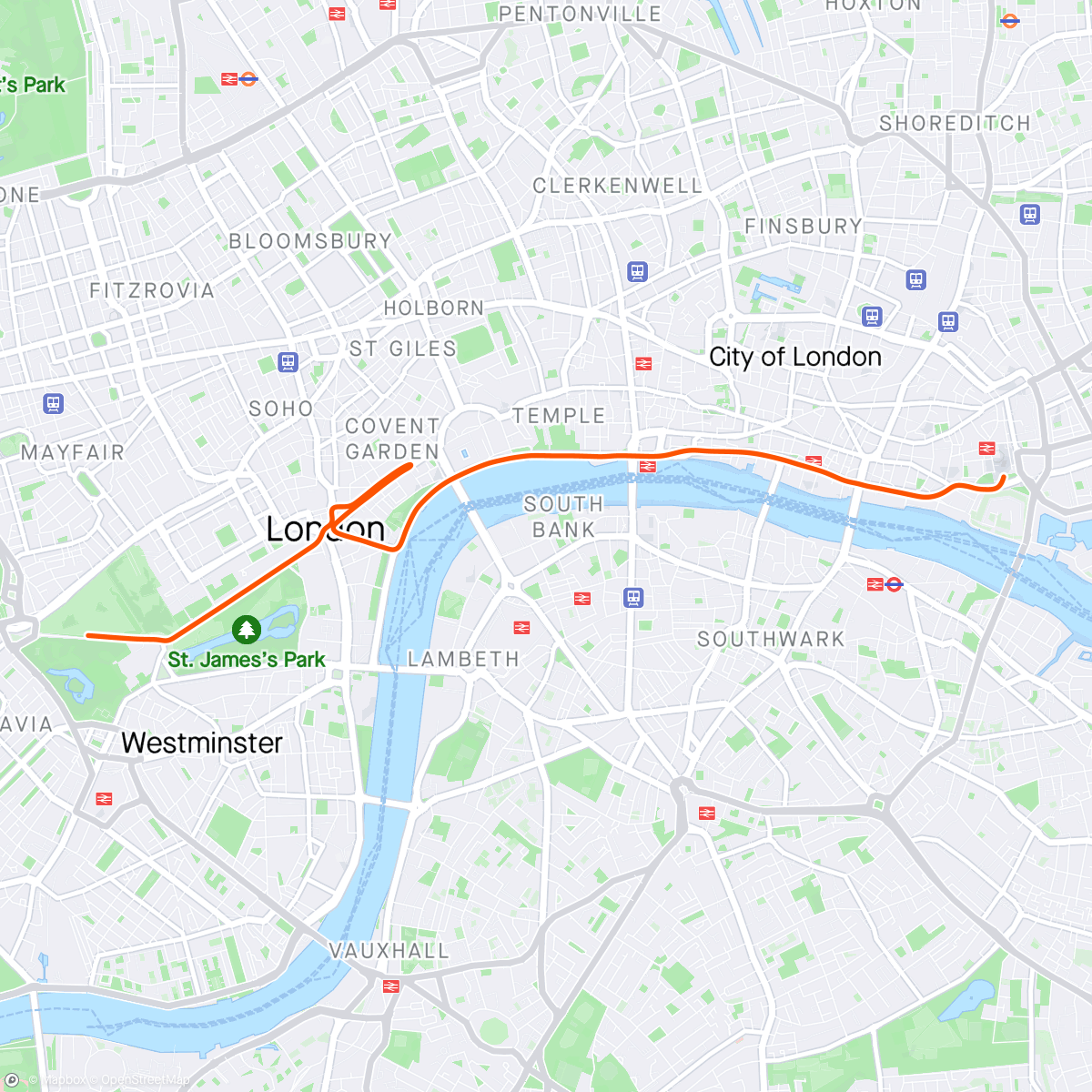 Map of the activity, Zwift - Race: Stage 5: Lap It Up - London Classique (D) on Classique in London