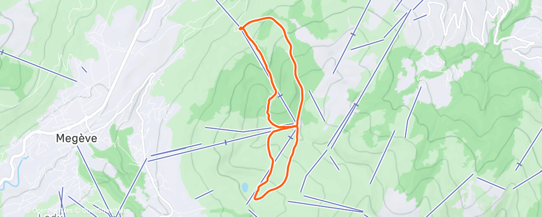 Map of the activity, Lunch break