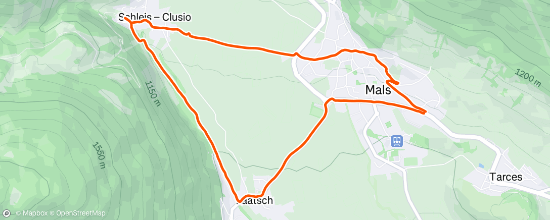 Mapa de la actividad, Natur, Berge, Sonne