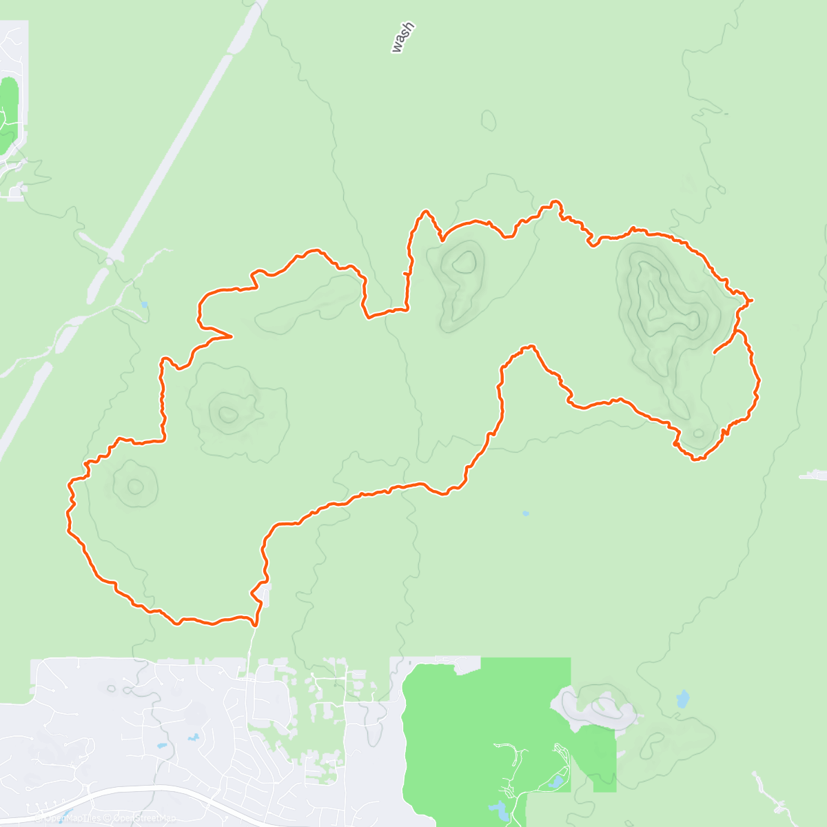 Map of the activity, GORgeous Day in the Sonoran Deaert