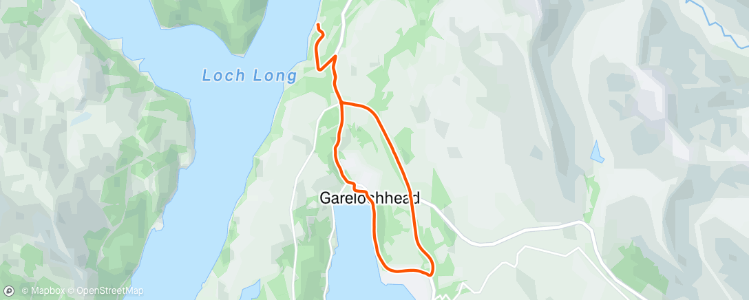 Map of the activity, Blue Christmas