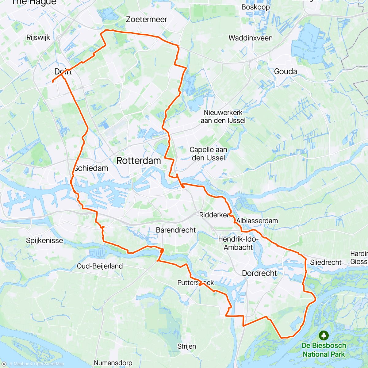 Map of the activity, Season 2024 - Ride 4
