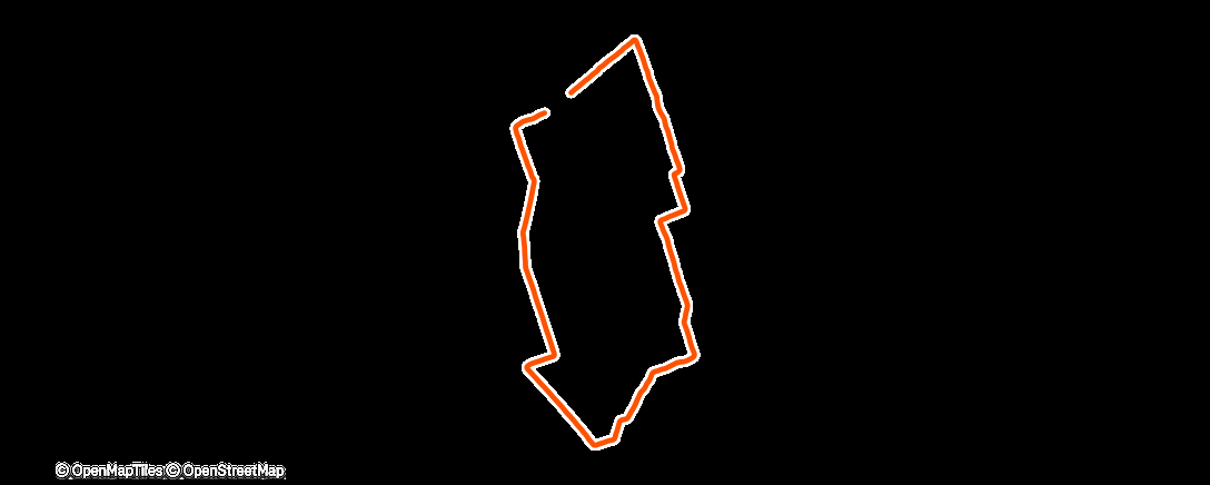 Map of the activity, Morning Run