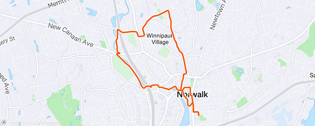 Map of the activity, Afternoon Ride