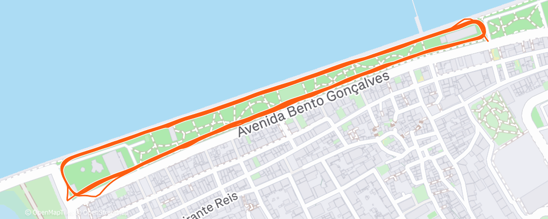 Карта физической активности (Tuesday Lunch Run)