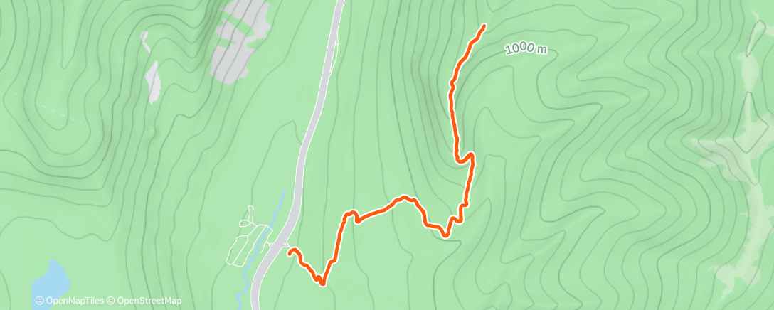 Map of the activity, Quick sunshine run before weather moves in and I get back to work