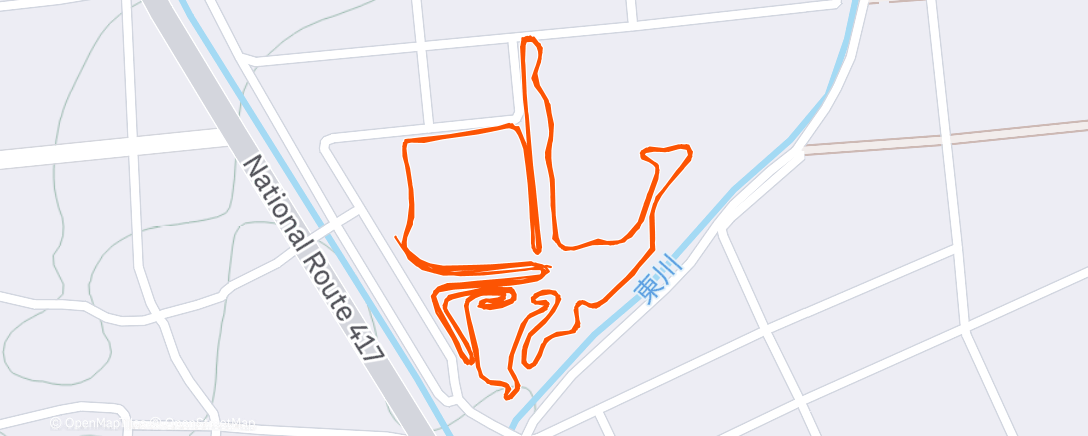 Map of the activity, 東海Cyclo Cross#3 池田町南部公園