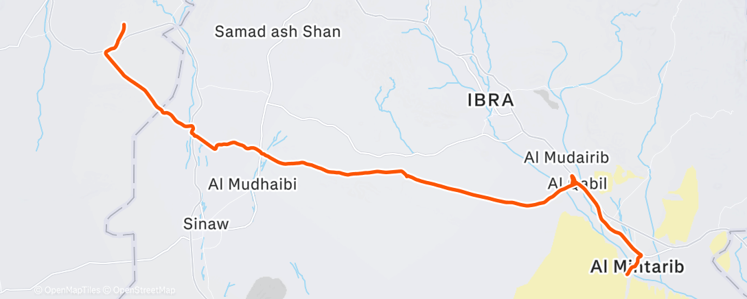 Карта физической активности (Bonjour le désert 🏜️)