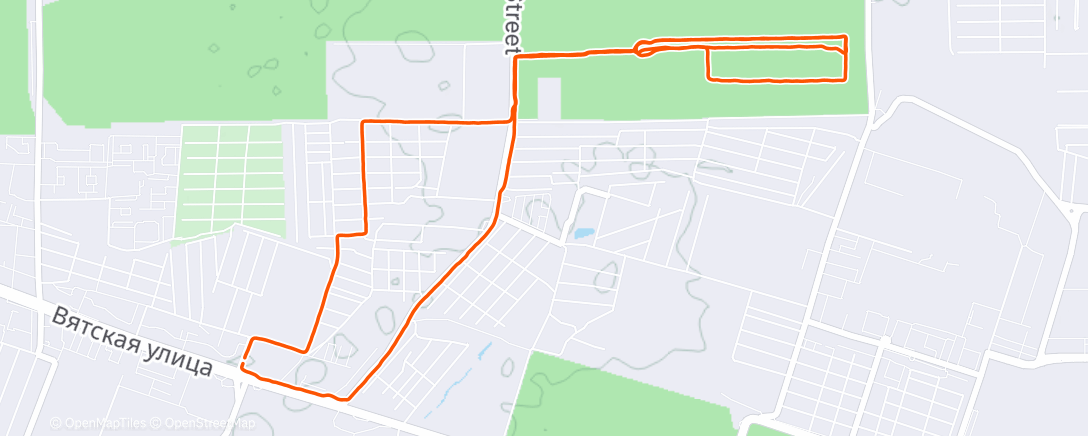 Карта физической активности (Утренний забег)