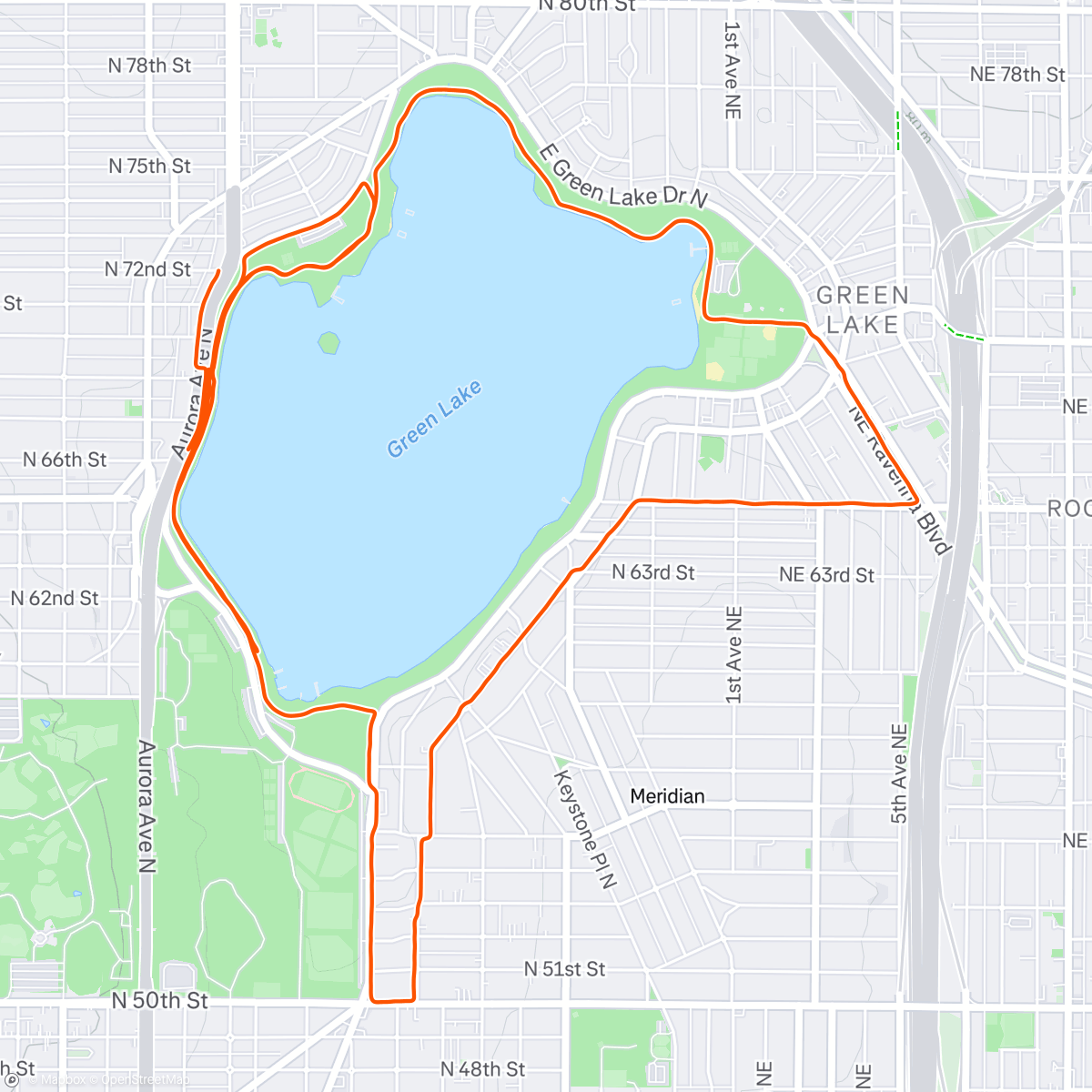 Map of the activity, Post Plane Shake out