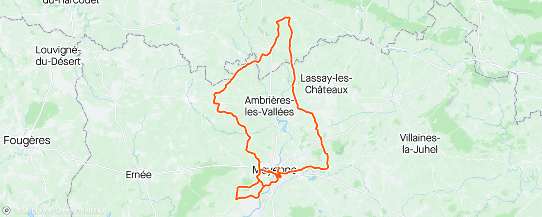 Map of the activity, La der pour Avril