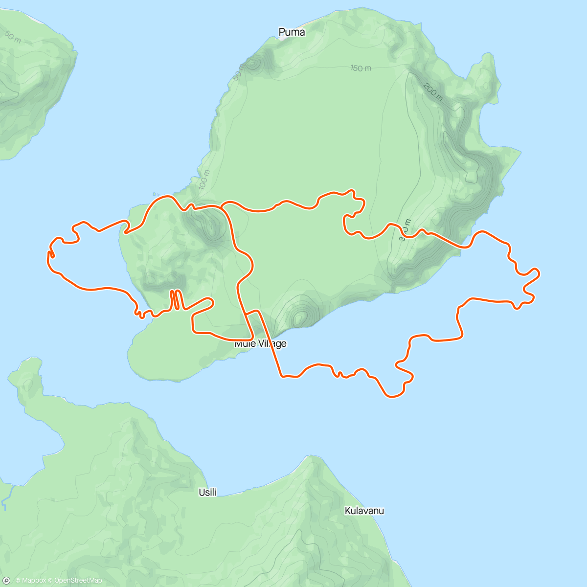 Map of the activity, Zwift - Andreas Bidne [TortourEidsvoll]'s Meetup on Big Flat 8 in Watopia