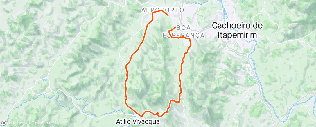 Map of the activity, Biquinha X Marapé