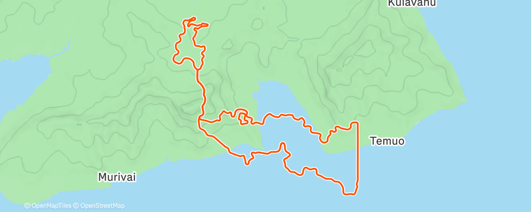 Map of the activity, Zwift - Mayan 8 in Watopia