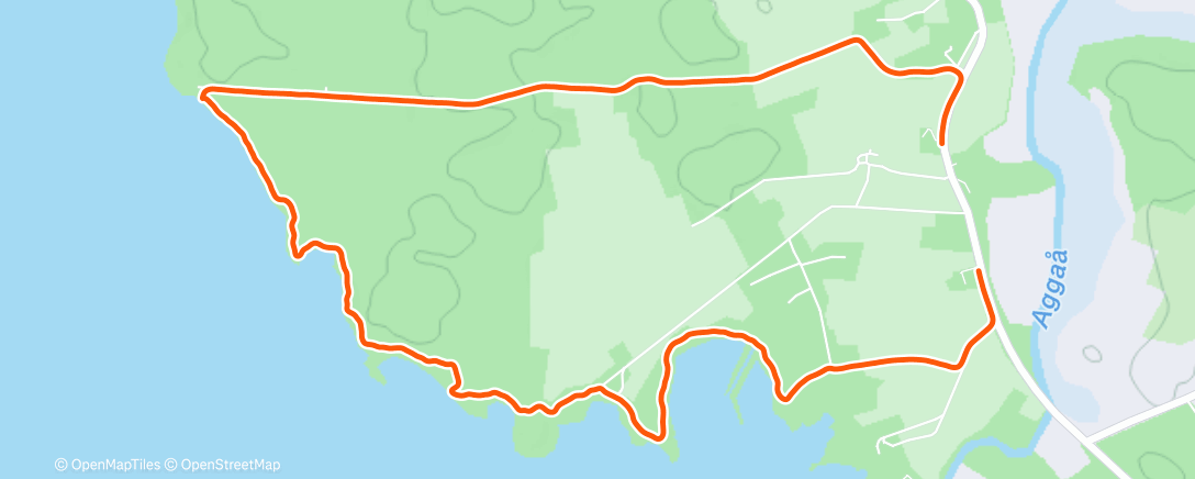 Map of the activity, Lunch Run