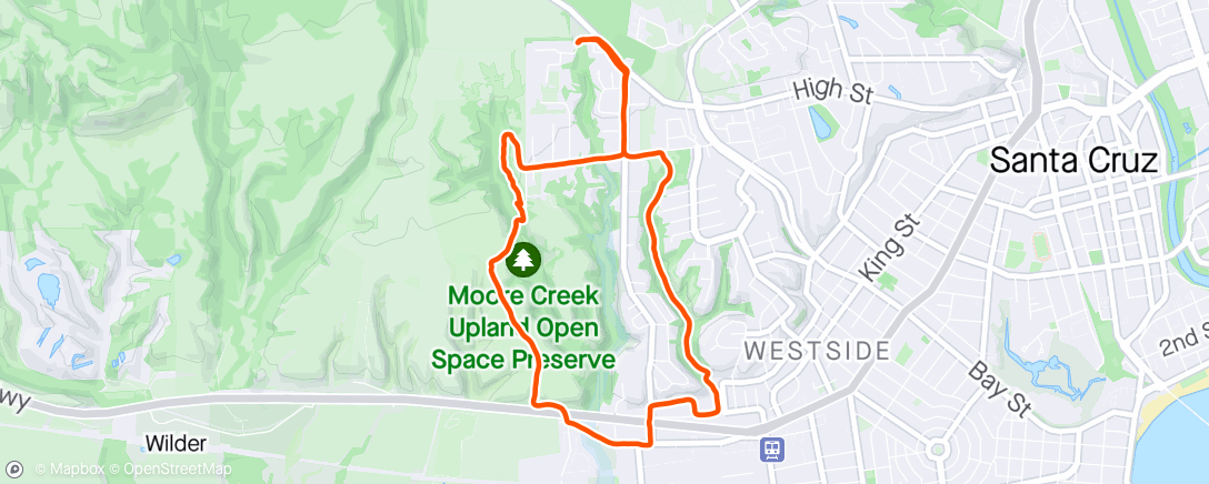 Map of the activity, Morning Moore creek action