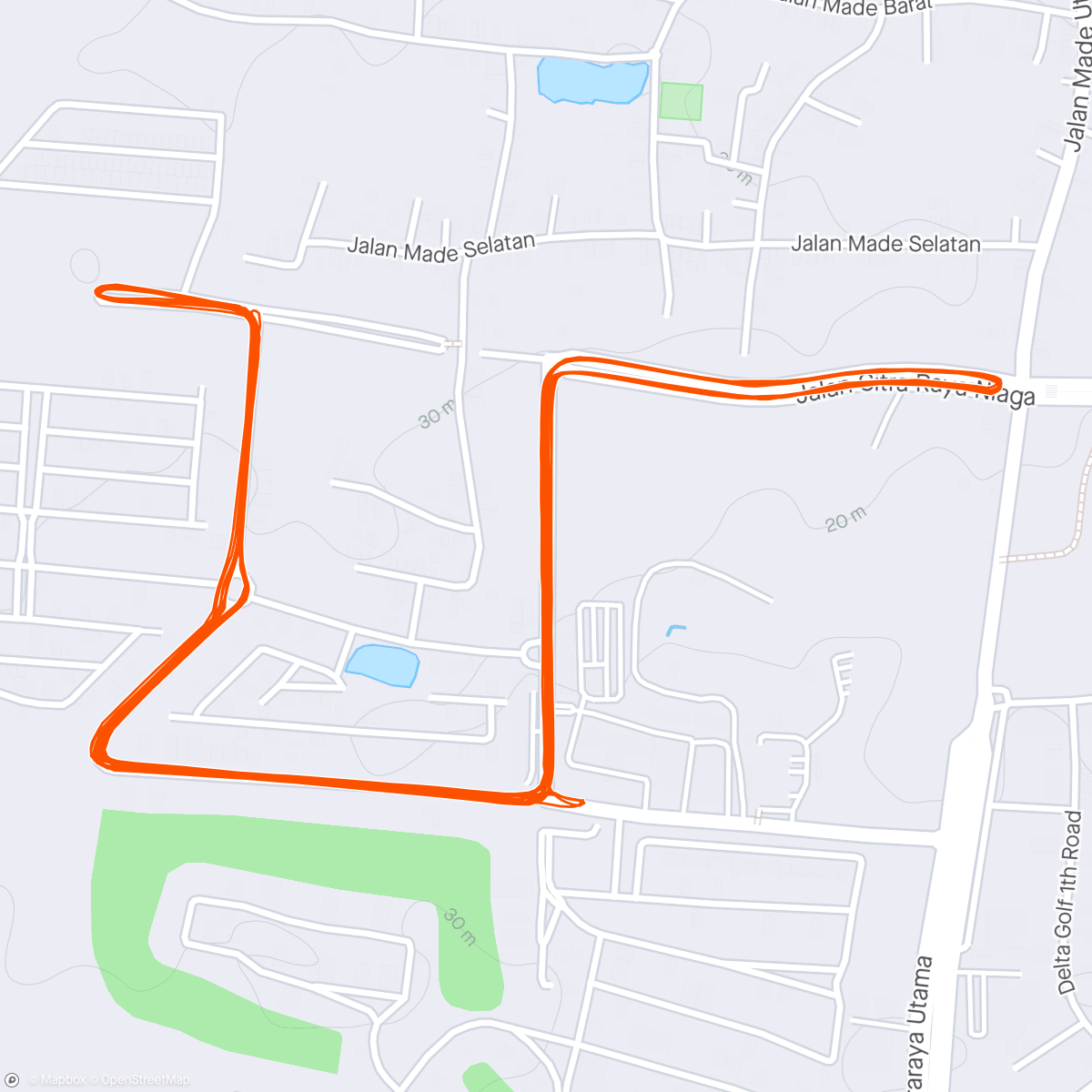 Map of the activity, uc