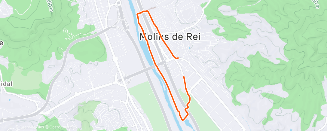 Map of the activity, Primer CaCo después de la lesión