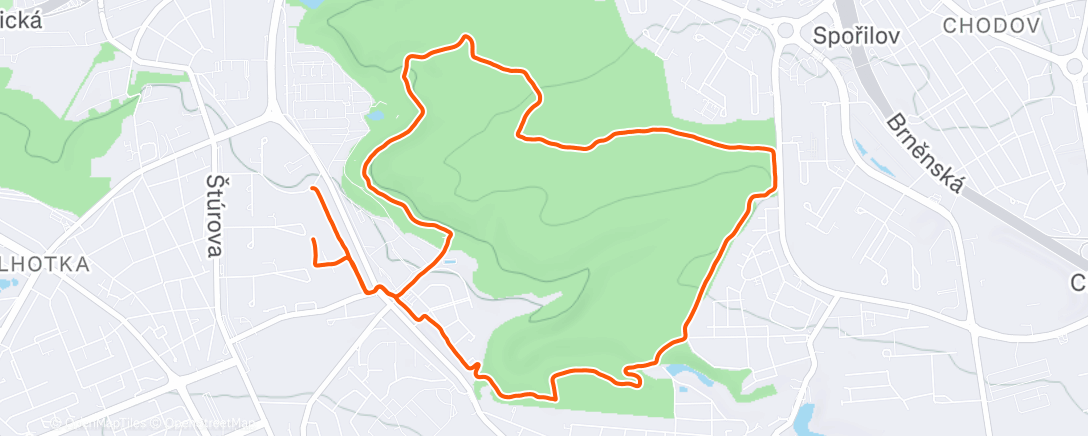 Map of the activity, Odkapření 🎏