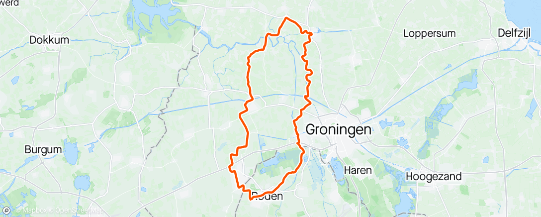 Map of the activity, Evening Ride 💨🚴🏼‍♂️⛅️
