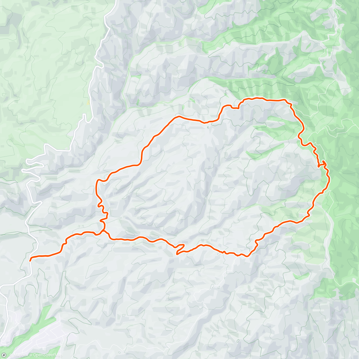 Map of the activity, Pine Trees