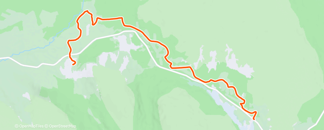 Map of the activity, Lunte hjem fra shoppingstur