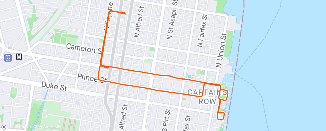 Map of the activity, Happy hour and snacks ride
