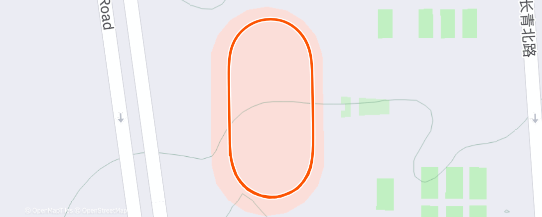 Карта физической активности (傍晚跑步)