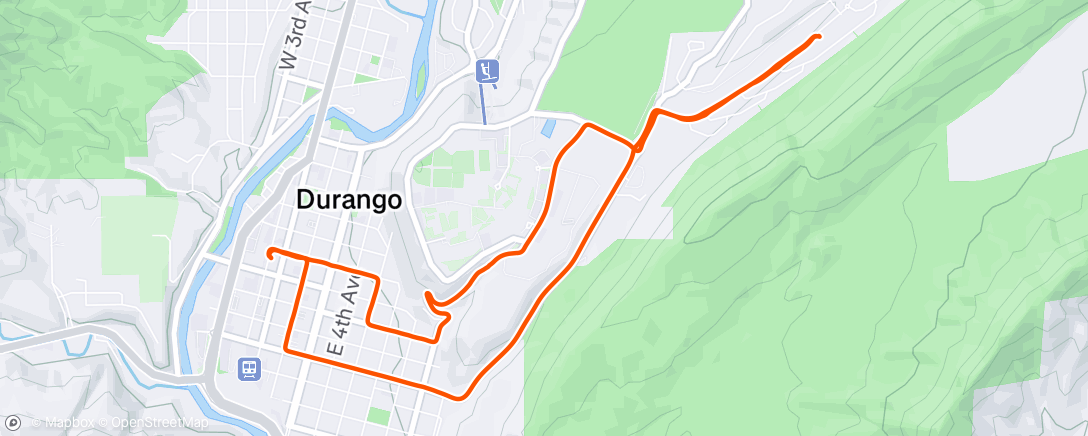 Map of the activity, Morning Ride