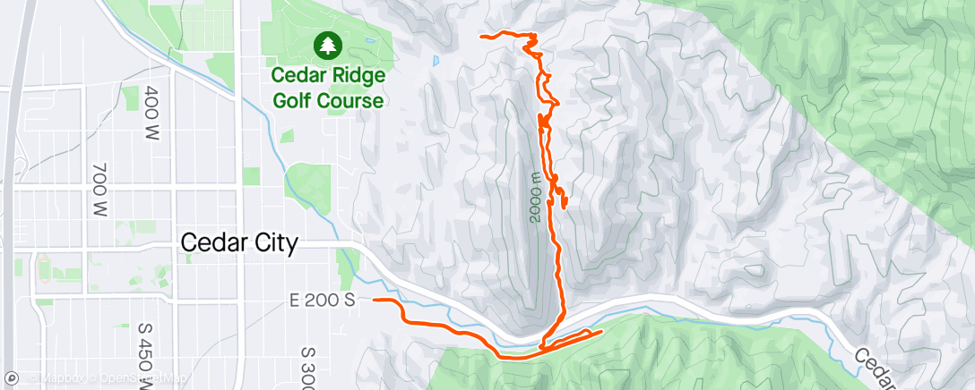Map of the activity, Trails and 6x6min on rolling