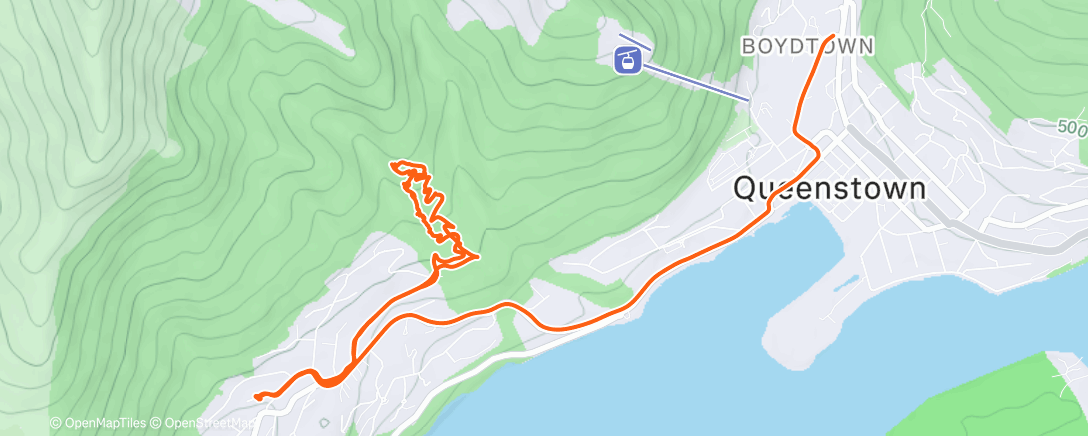 Mappa dell'attività Evening Ride