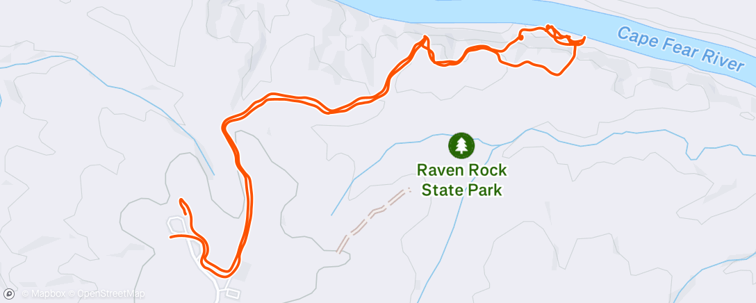 Map of the activity, Morning Walk